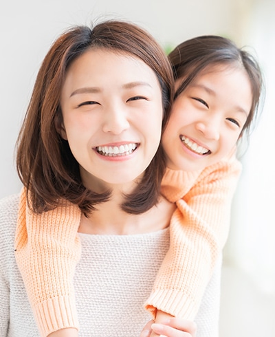 女性と子供